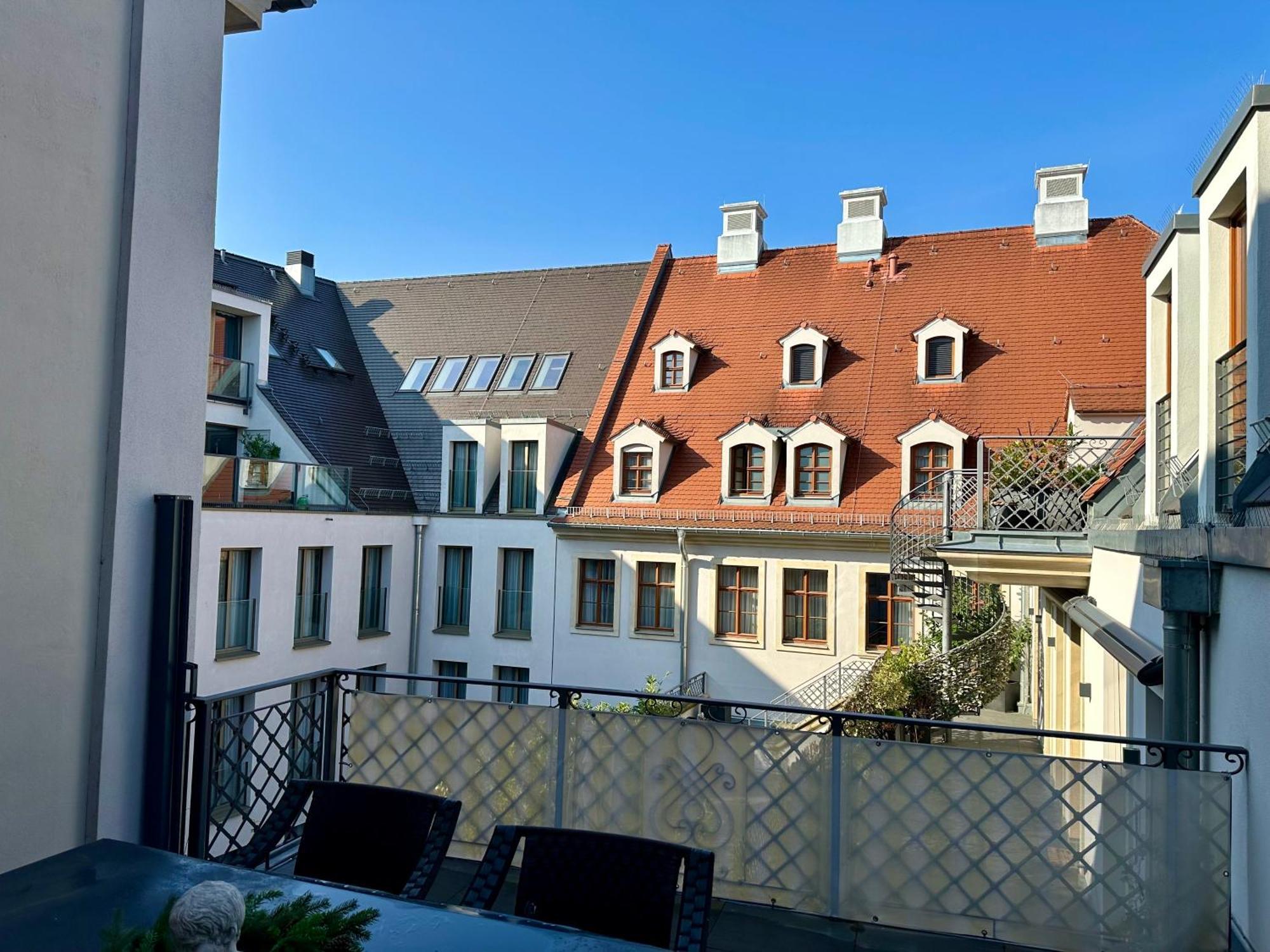 Luxus Suite Mit Einmaligem Blick Auf Die Frauenkirche 드레스덴 외부 사진