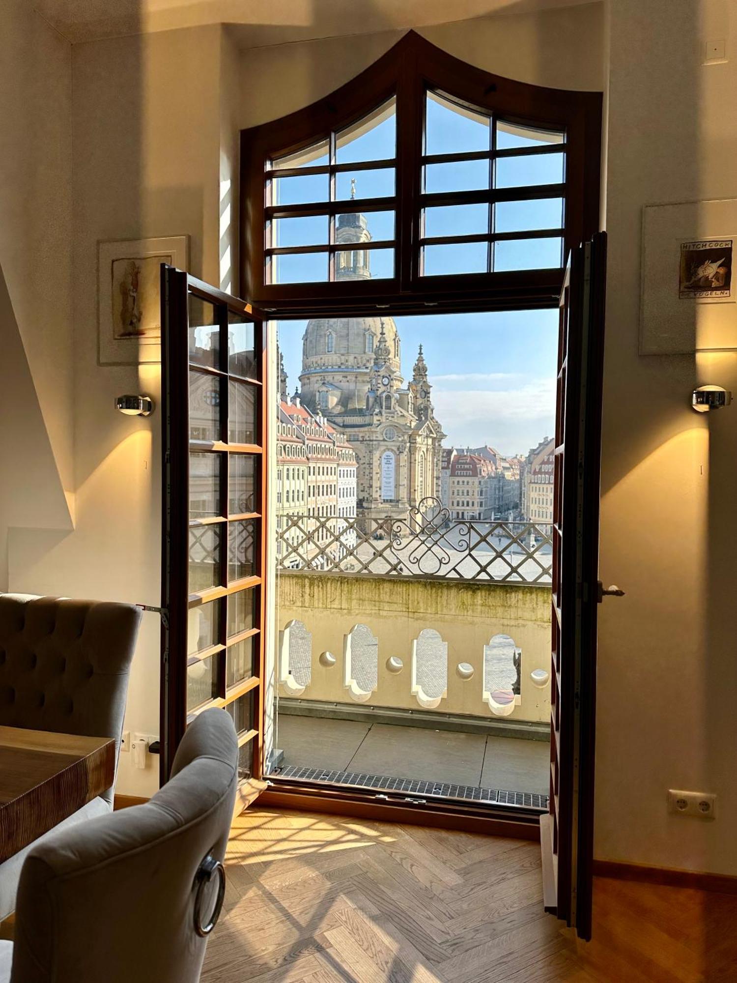 Luxus Suite Mit Einmaligem Blick Auf Die Frauenkirche 드레스덴 외부 사진